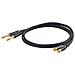 CHLP310LU3 3m 2 x 6.35mm 2 x RCA Nero cavo audio - Foto miniatura 2