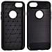 Maxy Custodia B-case Tpu Silicone Cover Case Per Apple Iphone 7 - 8 - Se (2020) Carbon Metal Black - Foto miniatura 1