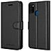 Custodia Compatibile Con Samsung Galaxy M21 In Nero Carbone - Coperchio Protettiva Con Chiusura Magnetica, Funzione Stand E Tasca Per Le Carte - Foto miniatura 8