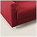 Megan Divano Letto Angolare In Microfibra Smacchiabile T11 Rosso 251 Cm Sinistro (mat. 120x197) - Foto miniatura 4