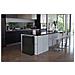 Top Cr626-b Pattumiera Per Raccolta Differenziata Con Ripiano Superiore Multiuso, 4 Secchi, Mobile D'acciaio Per Differenziata, 4 X 17l - 68l, Nero - Foto miniatura 2