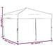 Tenda Per Feste Pieghevole Con Pareti Laterali Antracite 3x3 M - Foto miniatura 4