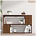 Libreria Rovere Marrone 100x24x63 Cm In Legno Multistrato - Foto miniatura 3