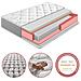 Materasso Francese Soft Confort 140x190 Cm, Molle Insacchettate, Altezza 22 Cm, Reversibile, Fermezza Medio-alta - Foto miniatura 3