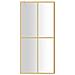 Parete per Doccia Walk-in Vetro Trasparente ESG 80x195 cm Oro - Foto miniatura 3
