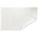 Tappeto Bagno Doccia Spugna Tinta Unita Torino Tappetino Super Assorbente In Cotone Pelo Corto Con Greca 60x180 Bianco - Foto miniatura 3