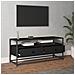 Mobile Porta Tv Nero 100x35x45 Cm In Legno Multistrato - Foto miniatura 2