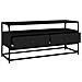 Mobile Porta Tv Nero 100x35x45 Cm In Legno Multistrato - Foto miniatura 4