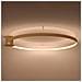 Sollux Lighting Lampada Da Soffitto Rio 110 Golden Led 3000k Th. 226 - Moderno Lampada A Soffitto D'oro 12.5x110x118 Cm - Foto miniatura 3
