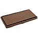 Cassapanca Pouf Contenitore Marrone Panca Sgabello Poggiapiedi Rivestimento Lino - Foto miniatura 6