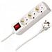 PROTECTIVE STRIP 3 SOCKETS WITH SWITCH 495004 - Foto miniatura 1