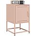 Comodino Rosa 36x39x60,5 Cm In Acciaio - Foto miniatura 3