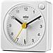 Bc02xw White Orologio Analogico Quarzo Sveglia Crescendo Snooze Luce Lancette Punta Luminosa - Foto miniatura 1