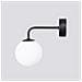 Lampada Da Parete Astral 1 Nero Sl. 1661 - Minimalista Lampada Da Parete Nero /bianco 21x10x22 Cm - Foto miniatura 6