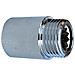 Connettore Esteso In Rame Da 30mm - Prolunga Idraulica Argento - Foto miniatura 2