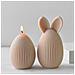 Stampo In Silicone Per Uova Di Pasqua - Stampo Per Decorazioni, Candele E Sapone A Forma Di Coniglietto J-1109 - Foto miniatura 5