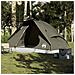 Tenda da Campeggio a Cupola per 6 Persone Marrone Impermeabile - Foto miniatura 2