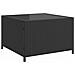 Divano da Giardino con Tavolo e Cuscini a L Nero in Polyrattan - Foto miniatura 8