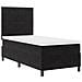 Letto Box Spring con Materasso Nero 100x200 cm Velluto - Foto miniatura 6