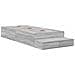 Struttura letto contenitore grigia Sonoma 80x200 cm - Foto miniatura 3