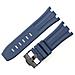 Cinturino In Silicone Compatibile Con Audemars Piguet Royal Oak Offshore 15710 15703 Darkblue 30 Mm - Foto miniatura 1