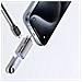 Adattatore Otg Da Type-c A Usb 3.0 + Tc Charging, Design Ovale - Trasferimento Dati Ad Alta Velocità E Ricarica Rapida Pd Grey - Foto miniatura 2