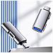 Adattatore Otg Da Type-c A Usb 3.0 + Tc Charging, Design Ovale - Trasferimento Dati Ad Alta Velocità E Ricarica Rapida Pd Grey - Foto miniatura 5