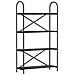 Libreria Rovere nero 80 x 30 x 146 cm Legno multistrato - Foto miniatura 1