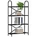 Libreria Rovere nero 80 x 30 x 146 cm Legno multistrato - Foto miniatura 3