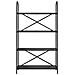 Libreria Rovere nero 80 x 30 x 146 cm Legno multistrato - Foto miniatura 5