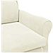 poltrona Crema 76 x 94 x 102 cm Velluto - Foto miniatura 7