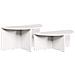 Tavolino da salotto 2 pcs Bianco 79 x 39.5 x 40 cm - Foto miniatura 1