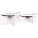 Tavolino da salotto 2 pcs Bianco 79 x 39.5 x 40 cm - Foto miniatura 5