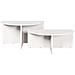 Tavolino da salotto 2 pcs Bianco 79 x 39.5 x 40 cm - Foto miniatura 8