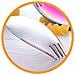Set Di 4 Spork In Acciaio Inossidabile All-in-one - Combinazione Multifunzionale Di Cucchiaio, Forchetta E Coltello - Foto miniatura 4