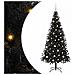 Albero di Natale con 300 LED con supporto Nero 180 cm PVC - Foto miniatura 1