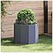 Fioriera Antracite 60 x 60 x 50 cm Acciaio - Foto miniatura 2