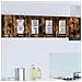 Armadio pensile Riga 2 pcs Rovere fumé 60 x 31 x 40 cm - Foto miniatura 2