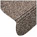 Tappetini per scale autoadesivi 30 pz 56x17x3 cm beige semicircolari - Foto miniatura 6