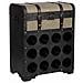 Baule Portabottiglie In Legno Marrone 45x28x59h Cm - Foto miniatura 1