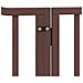 Cancello Cani Porta Pieghevole Marrone 12 Pannelli 960cm Pioppo - Foto miniatura 8