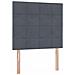 Letto con contenitore e materasso Grigio scuro 100 x 200 cm - Foto miniatura 9