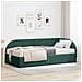 Struttura Letto Angolare con Materasso 2 pcs Verde Velluto - Foto miniatura 2