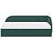Struttura Letto Angolare con Materasso 2 pcs Verde Velluto - Foto miniatura 5