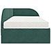 Struttura Letto Angolare con Materasso 2 pcs Verde Velluto - Foto miniatura 8