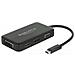 63929 replicatore di porte e docking station per laptop USB 2.0 Type-C Nero - Foto miniatura 1