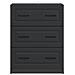 Mobile con Cassetti Nero 66 x 34,5 x 87 cm Legno ingegnerizzato - Foto miniatura 4