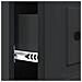 Mobile con Cassetti Nero 66 x 34,5 x 87 cm Legno ingegnerizzato - Foto miniatura 8