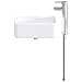 Lavabo da bagno Cromato 49 x 37 x 14 cm Metallo - Foto miniatura 3