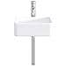 Lavabo da bagno Cromato 49 x 37 x 14 cm Metallo - Foto miniatura 4